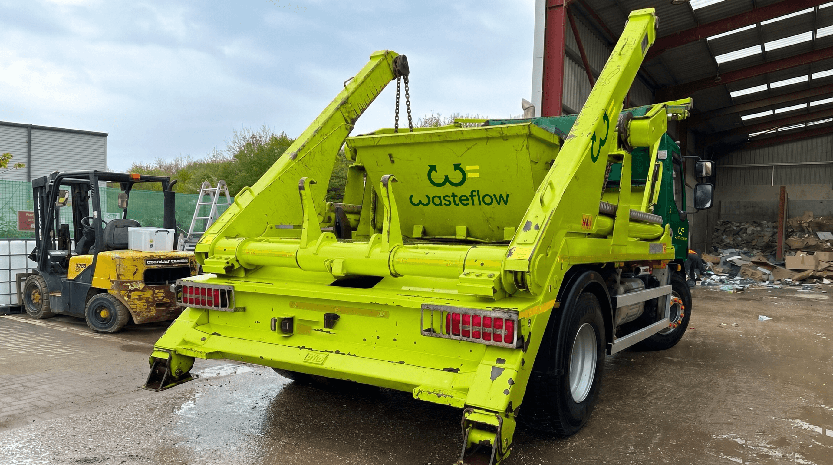 WasteFlow construction truck